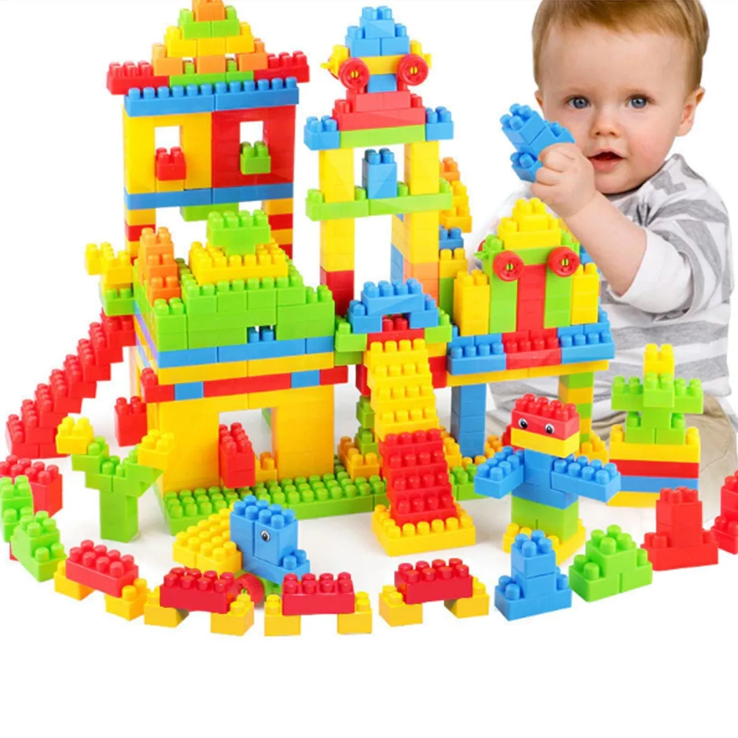 8077 60pc Building Blocks Early Learning Educational Toy for Kids