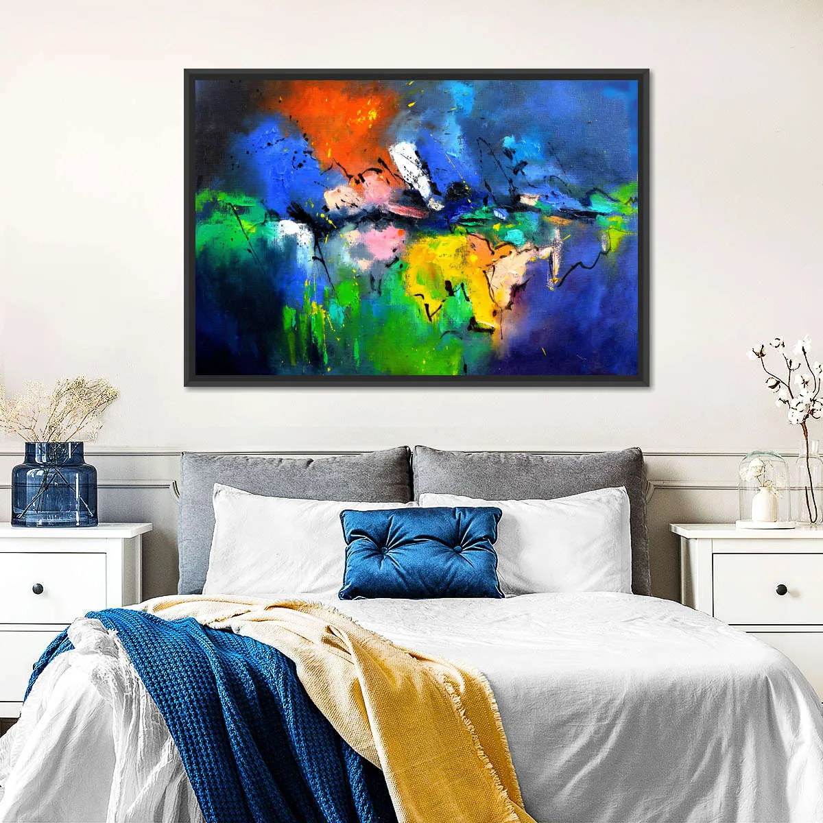 A Burst Of Colours Wall Art