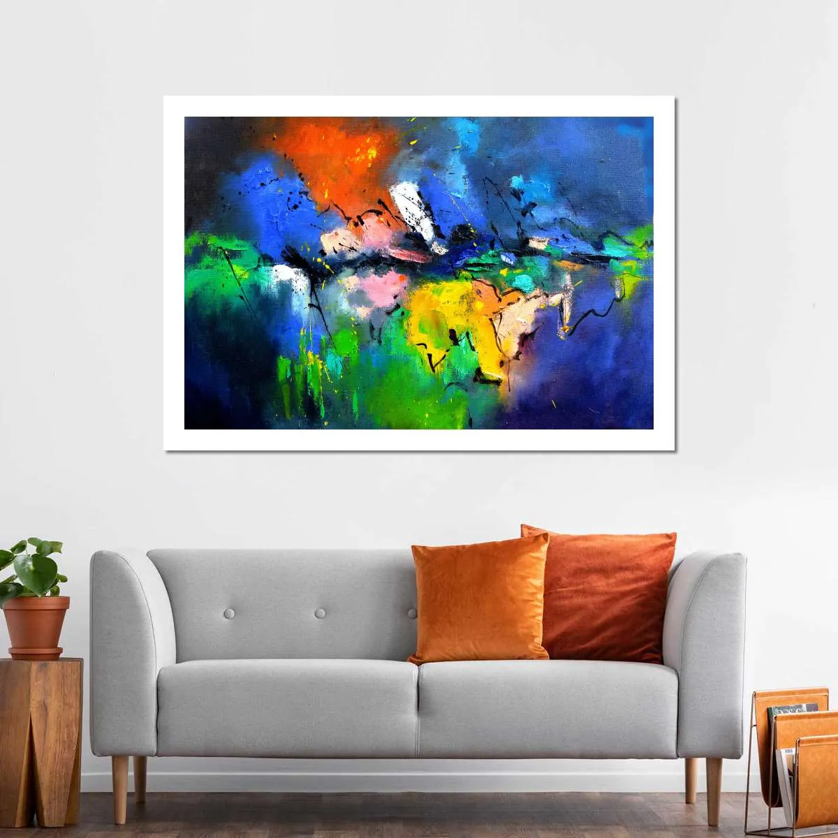 A Burst Of Colours Wall Art