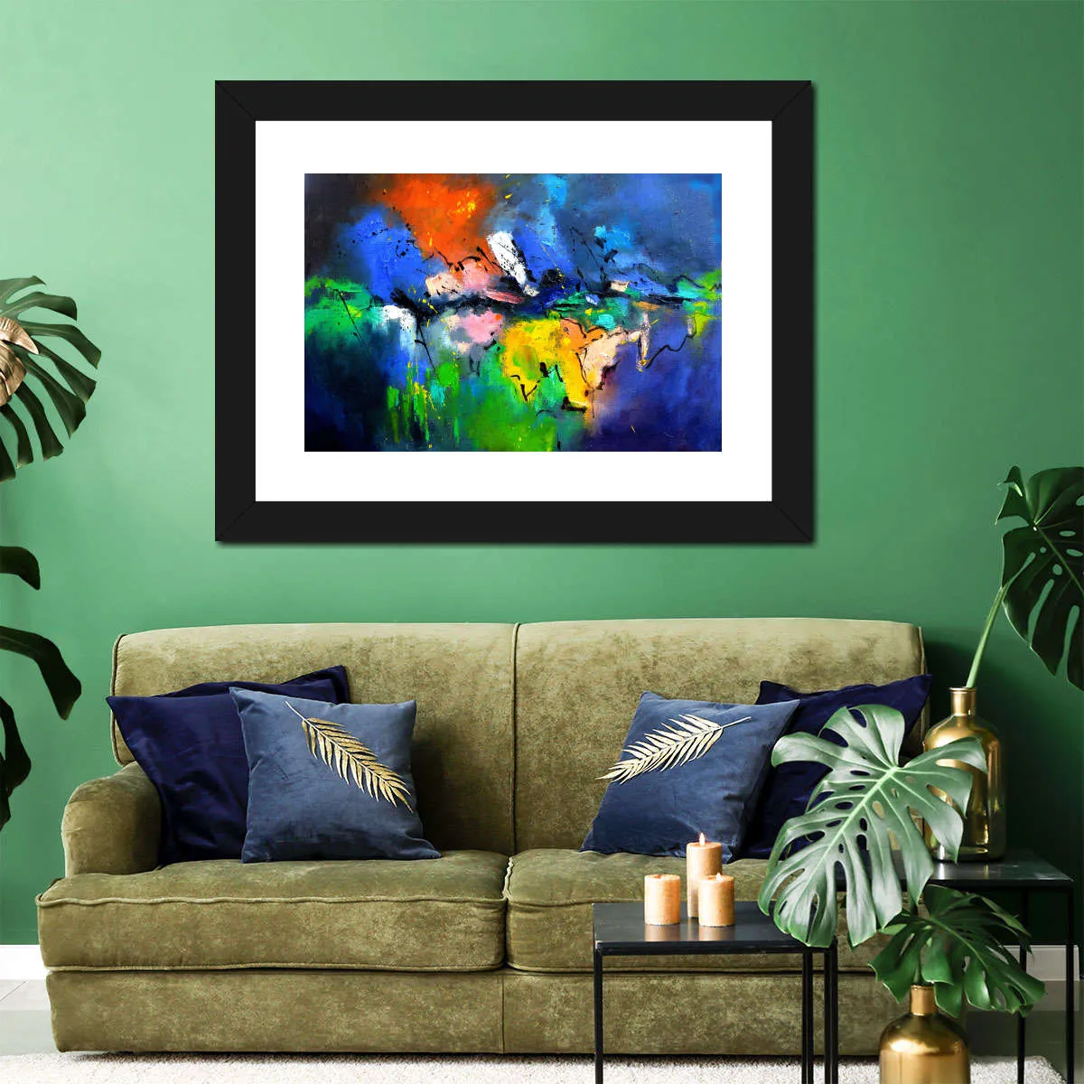 A Burst Of Colours Wall Art