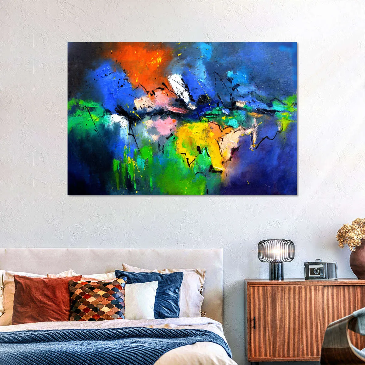 A Burst Of Colours Wall Art