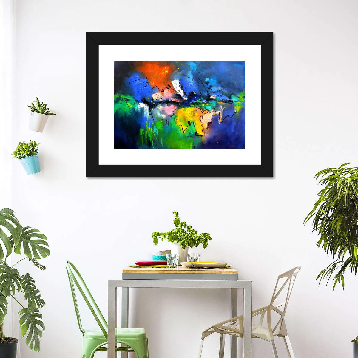 A Burst Of Colours Wall Art