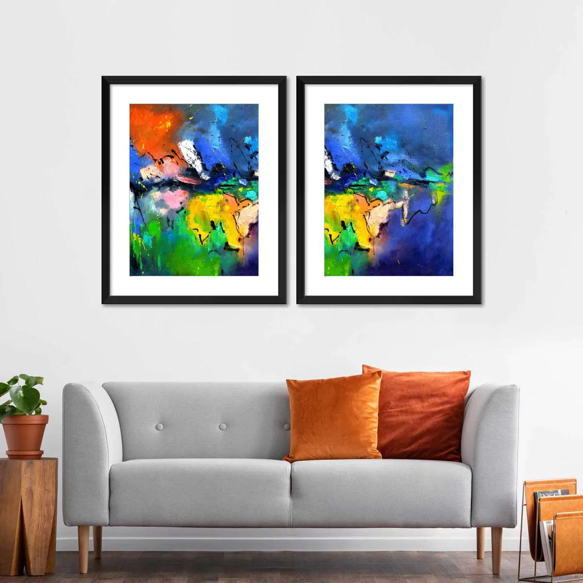 A Burst Of Colours Wall Art