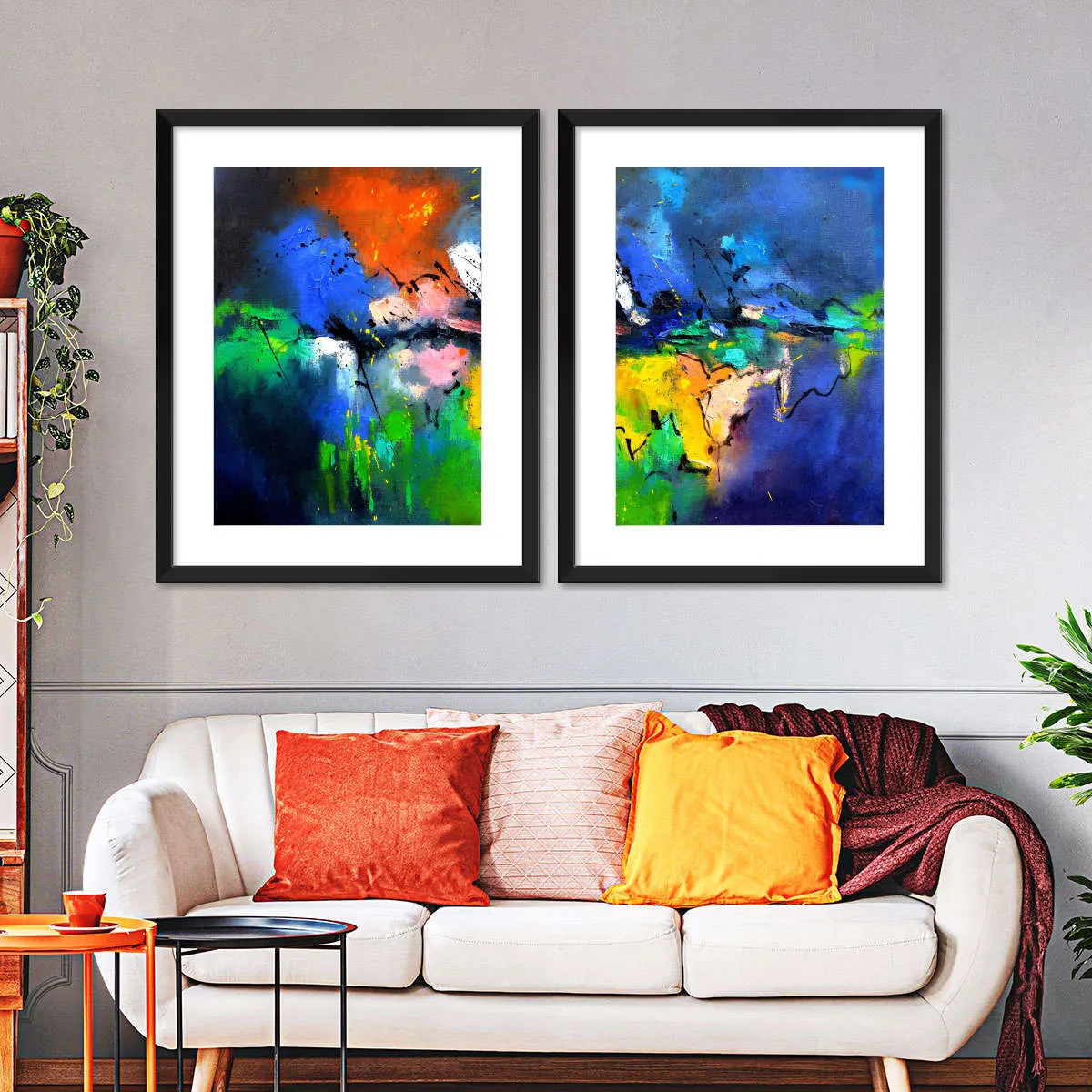 A Burst Of Colours Wall Art