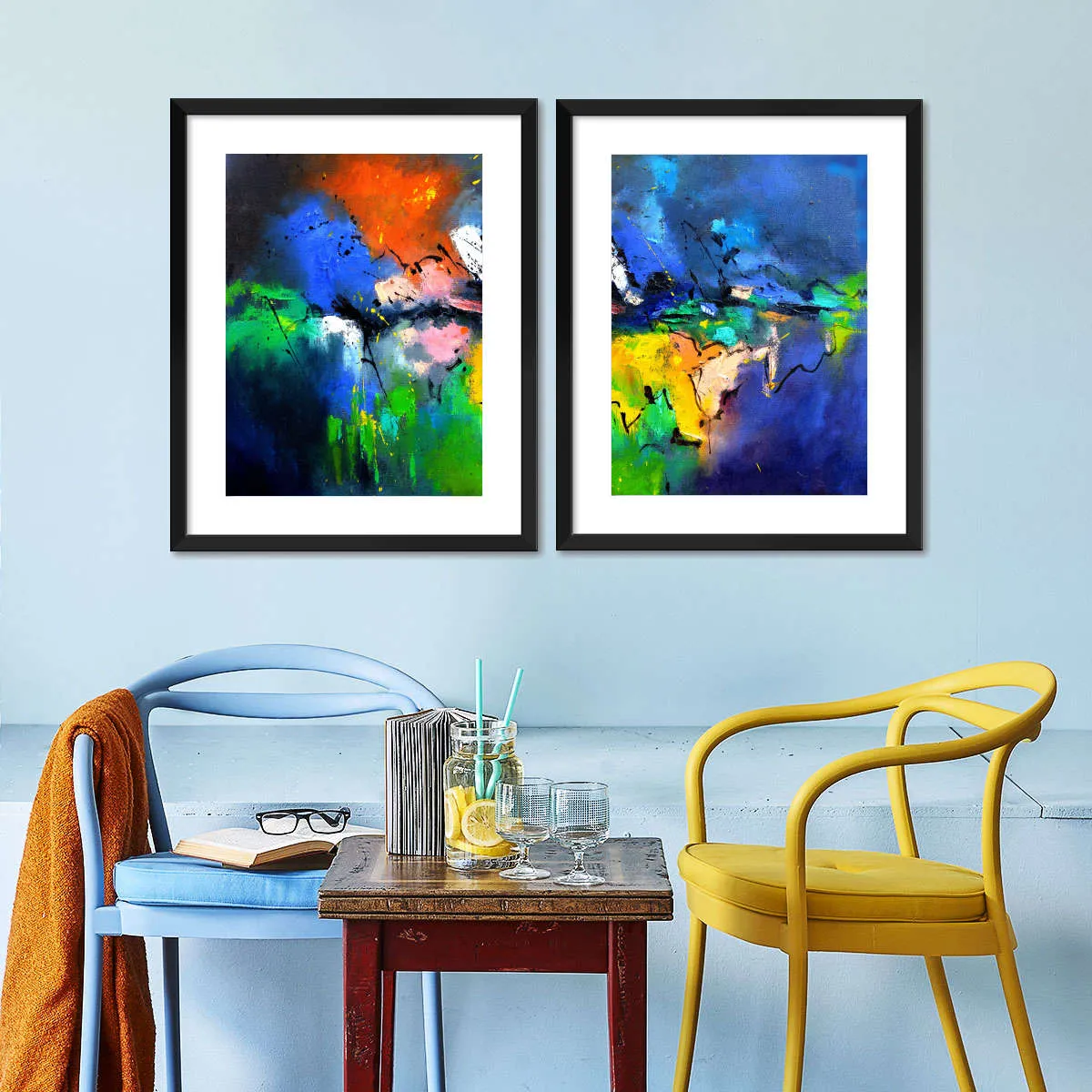 A Burst Of Colours Wall Art