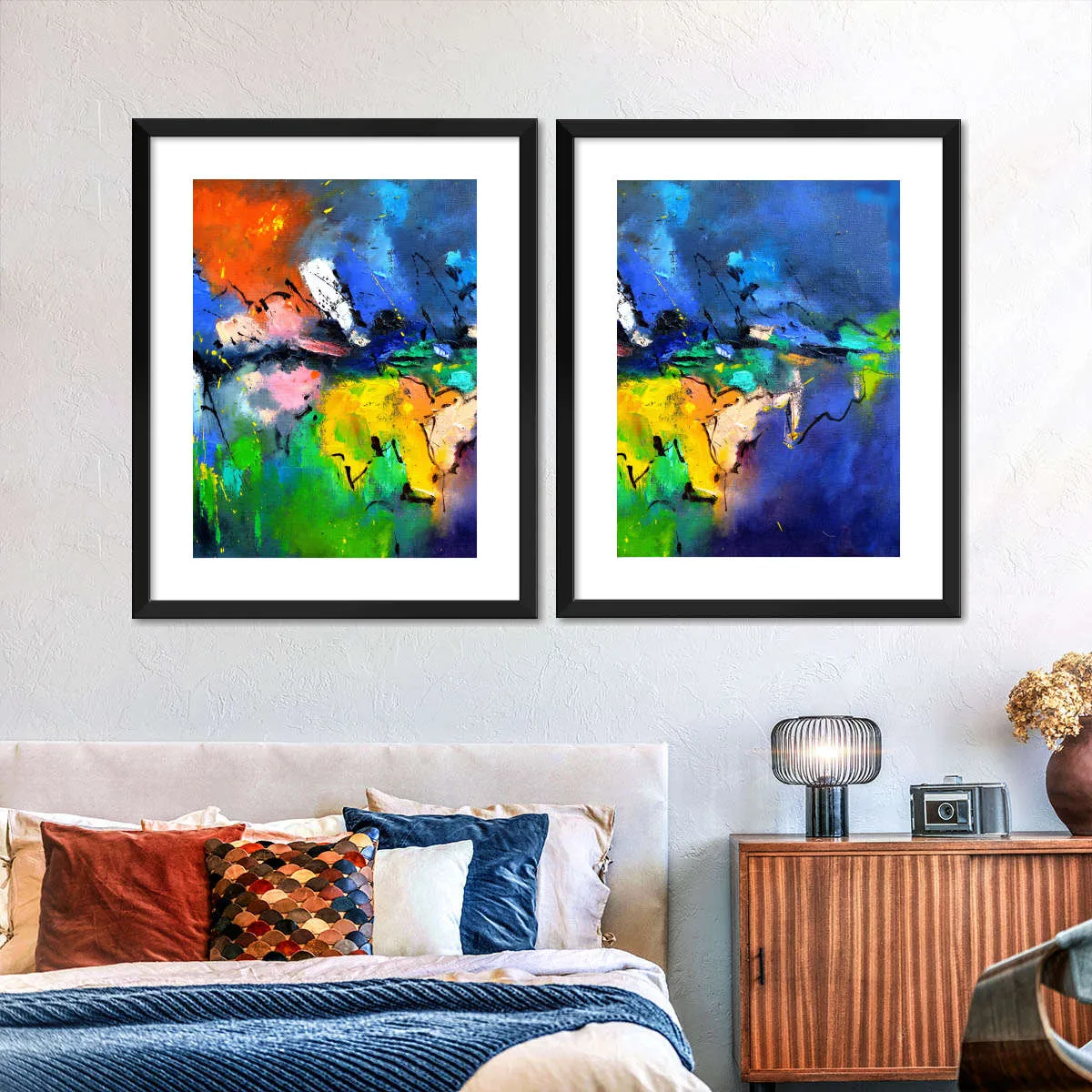 A Burst Of Colours Wall Art