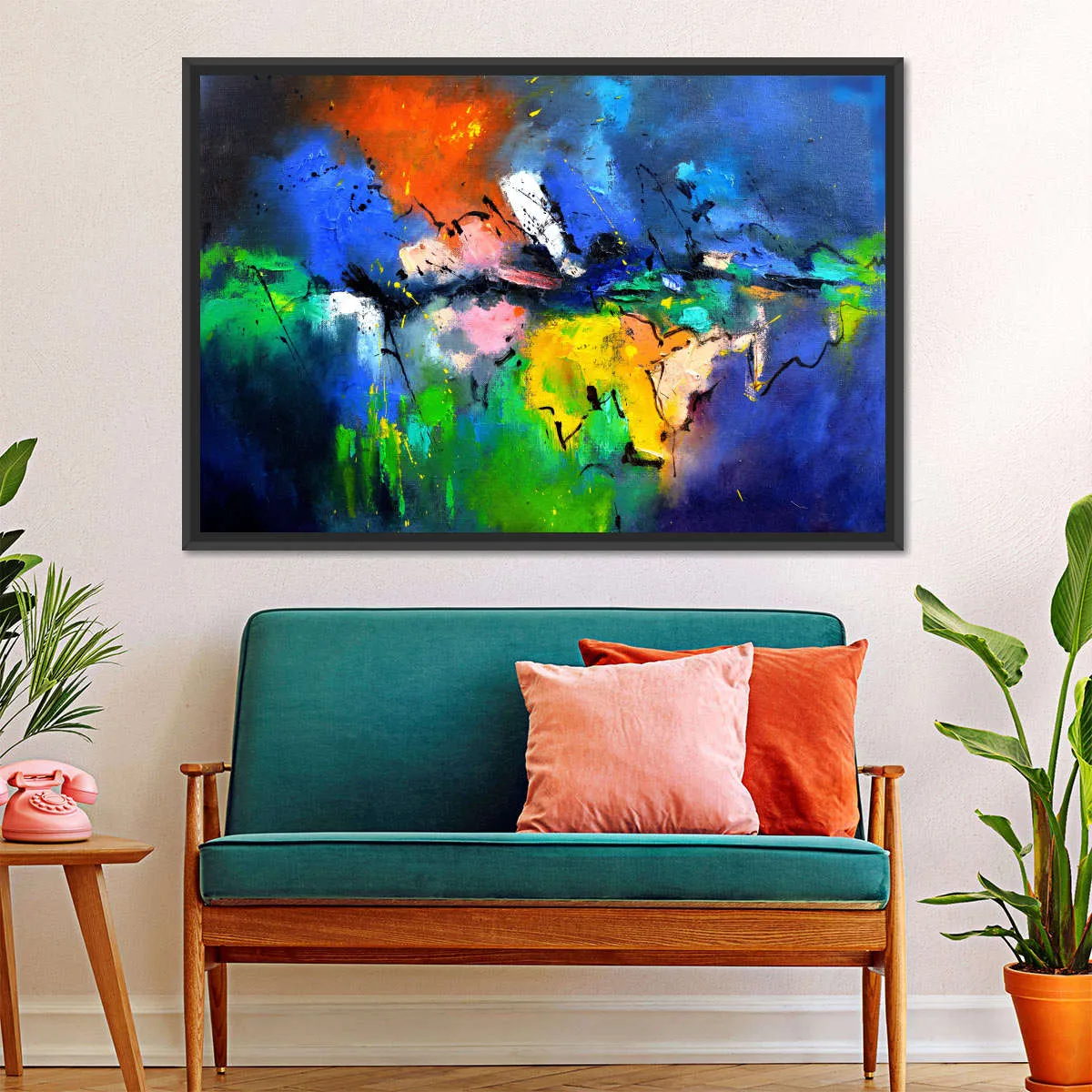 A Burst Of Colours Wall Art