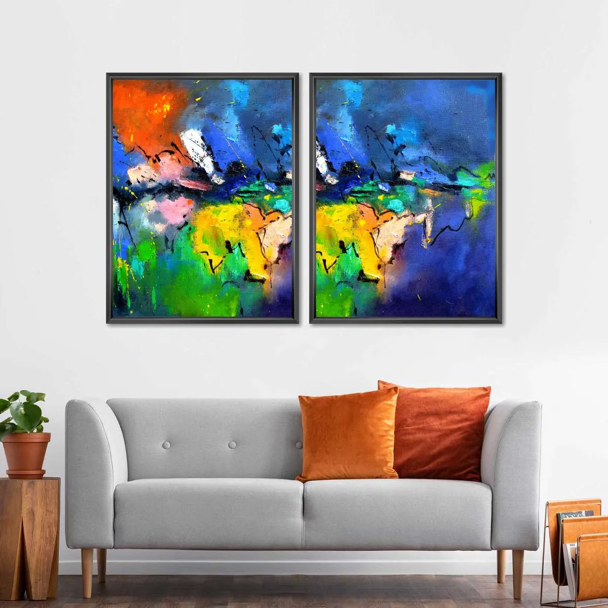 A Burst Of Colours Wall Art