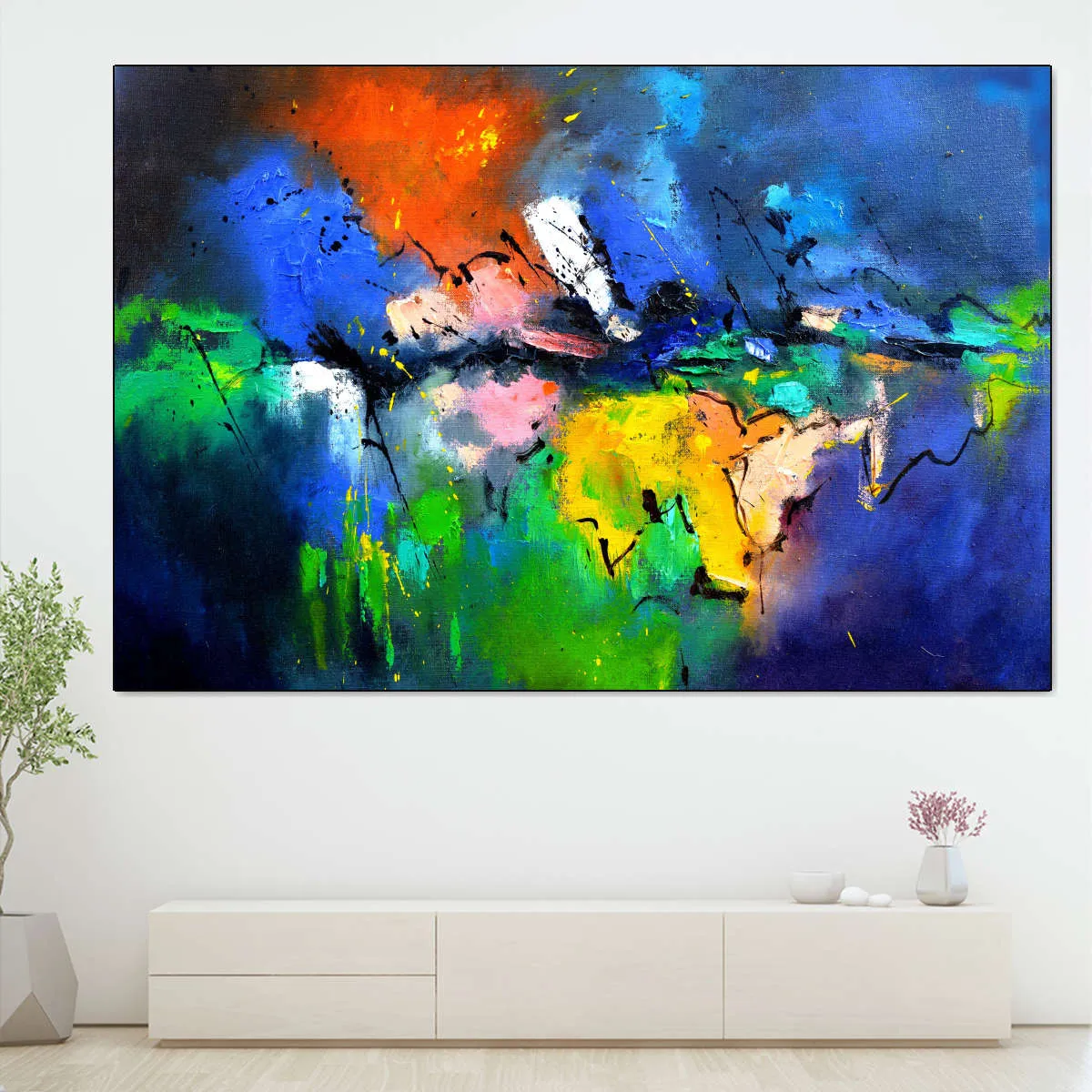 A Burst Of Colours Wall Art