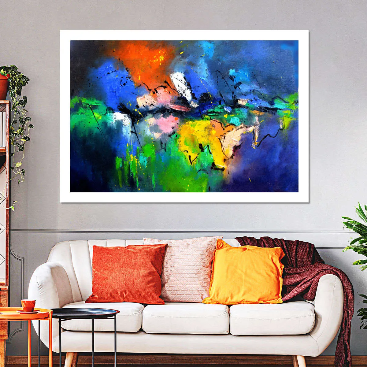 A Burst Of Colours Wall Art