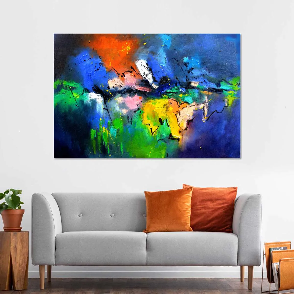 A Burst Of Colours Wall Art