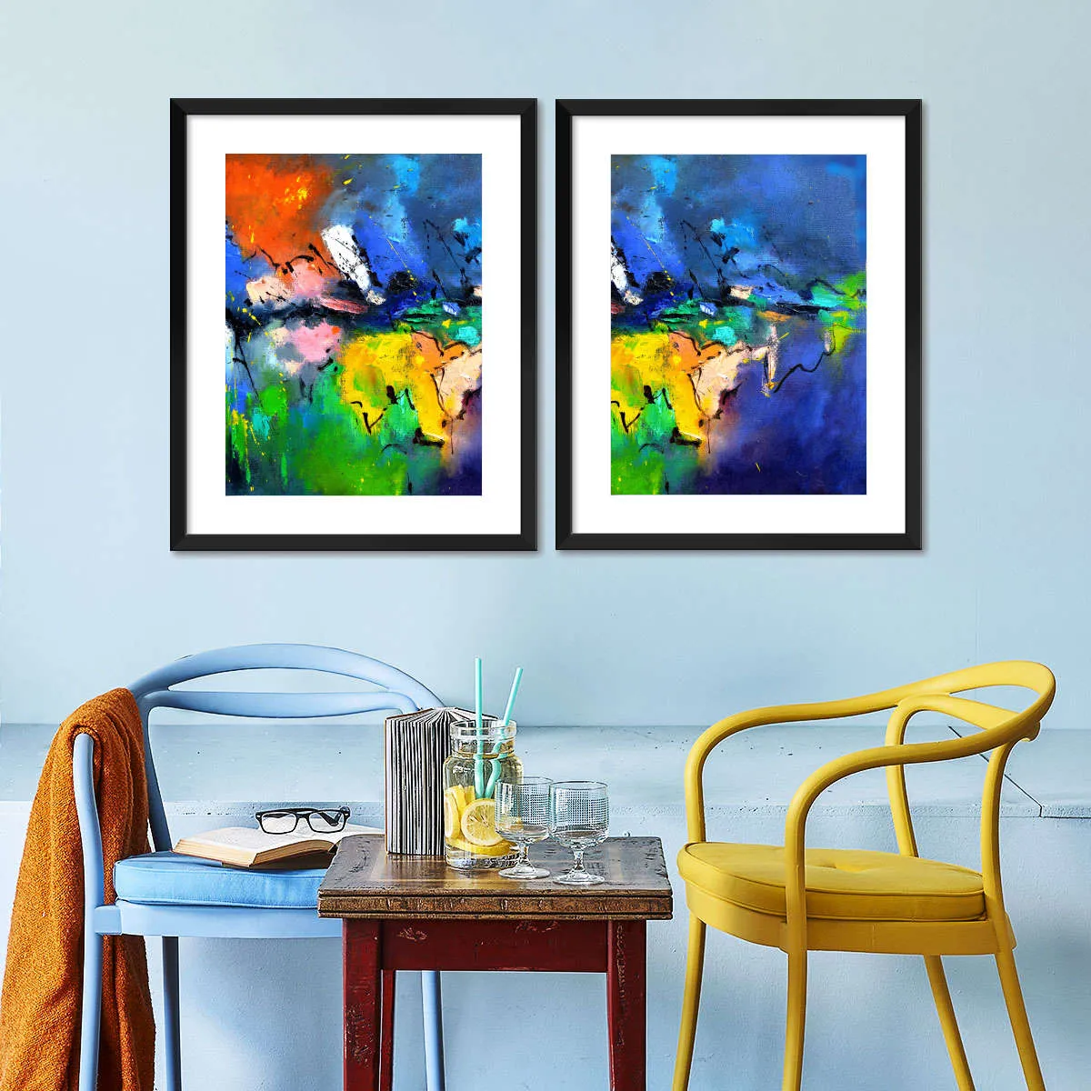 A Burst Of Colours Wall Art