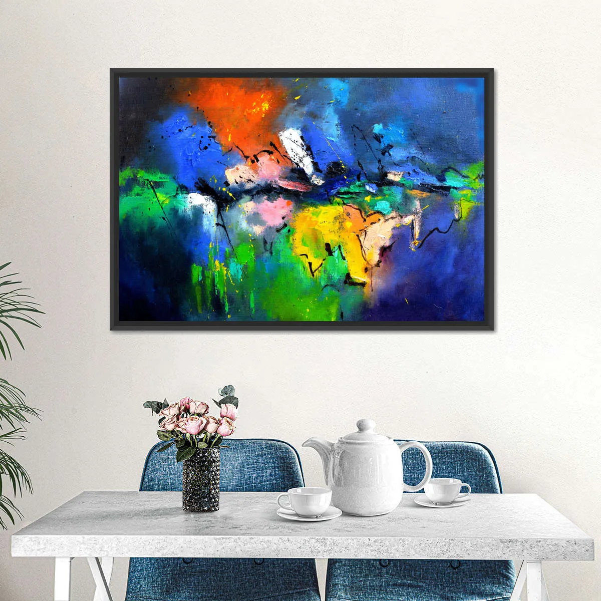 A Burst Of Colours Wall Art