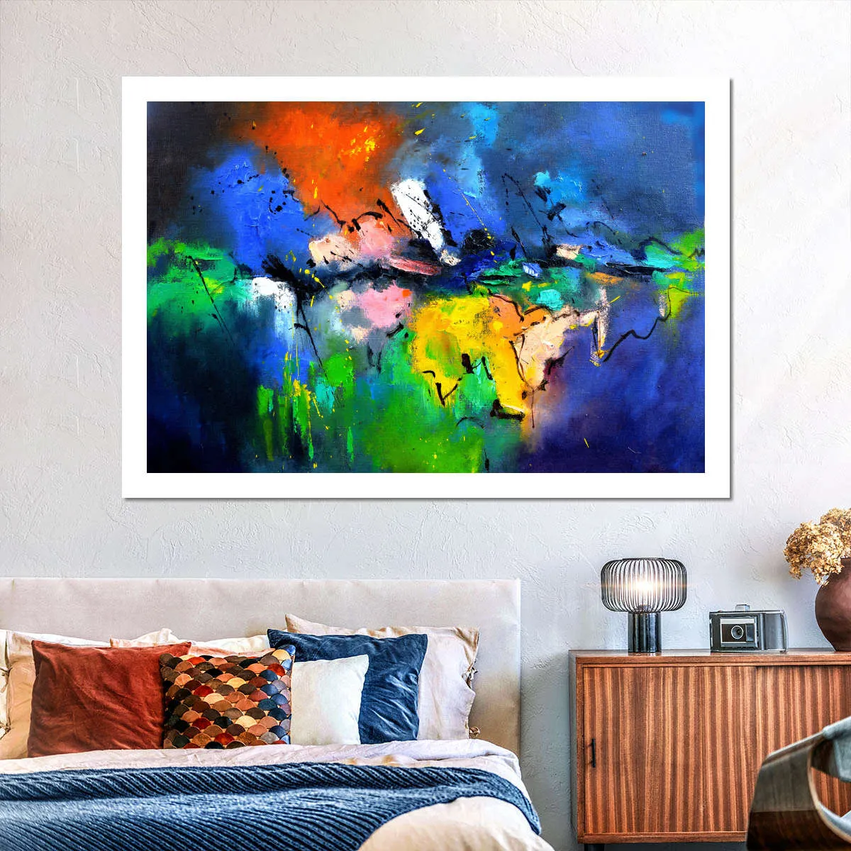 A Burst Of Colours Wall Art