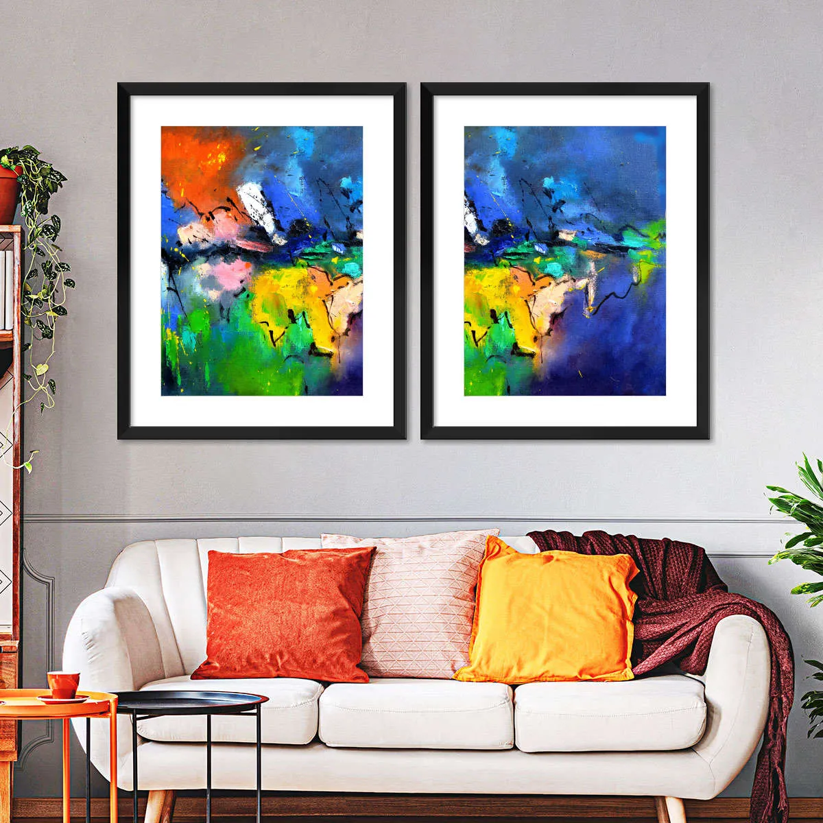 A Burst Of Colours Wall Art