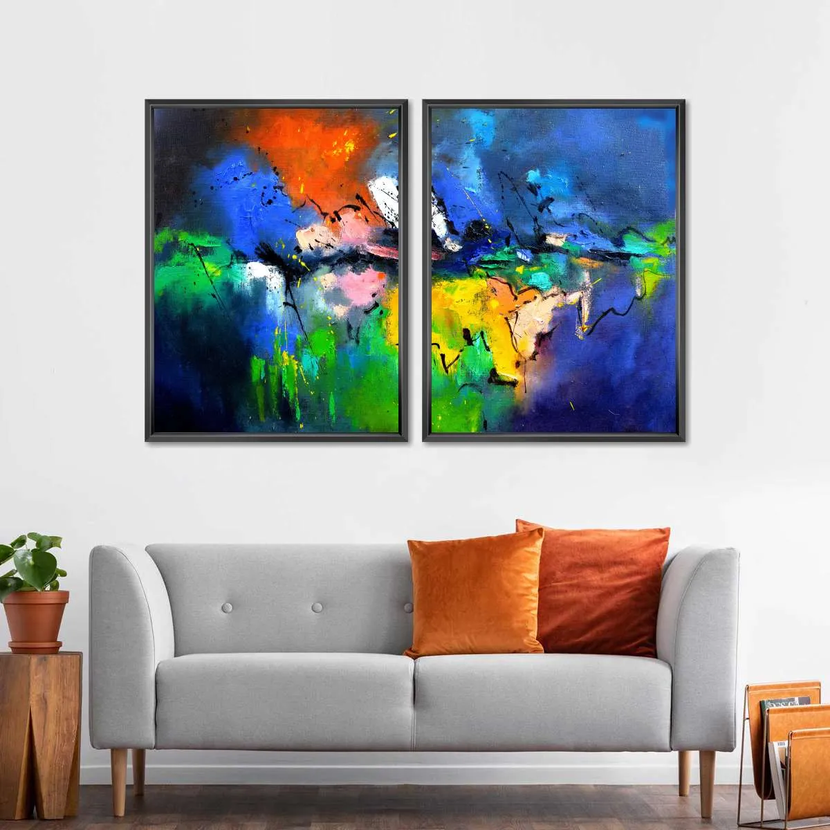 A Burst Of Colours Wall Art