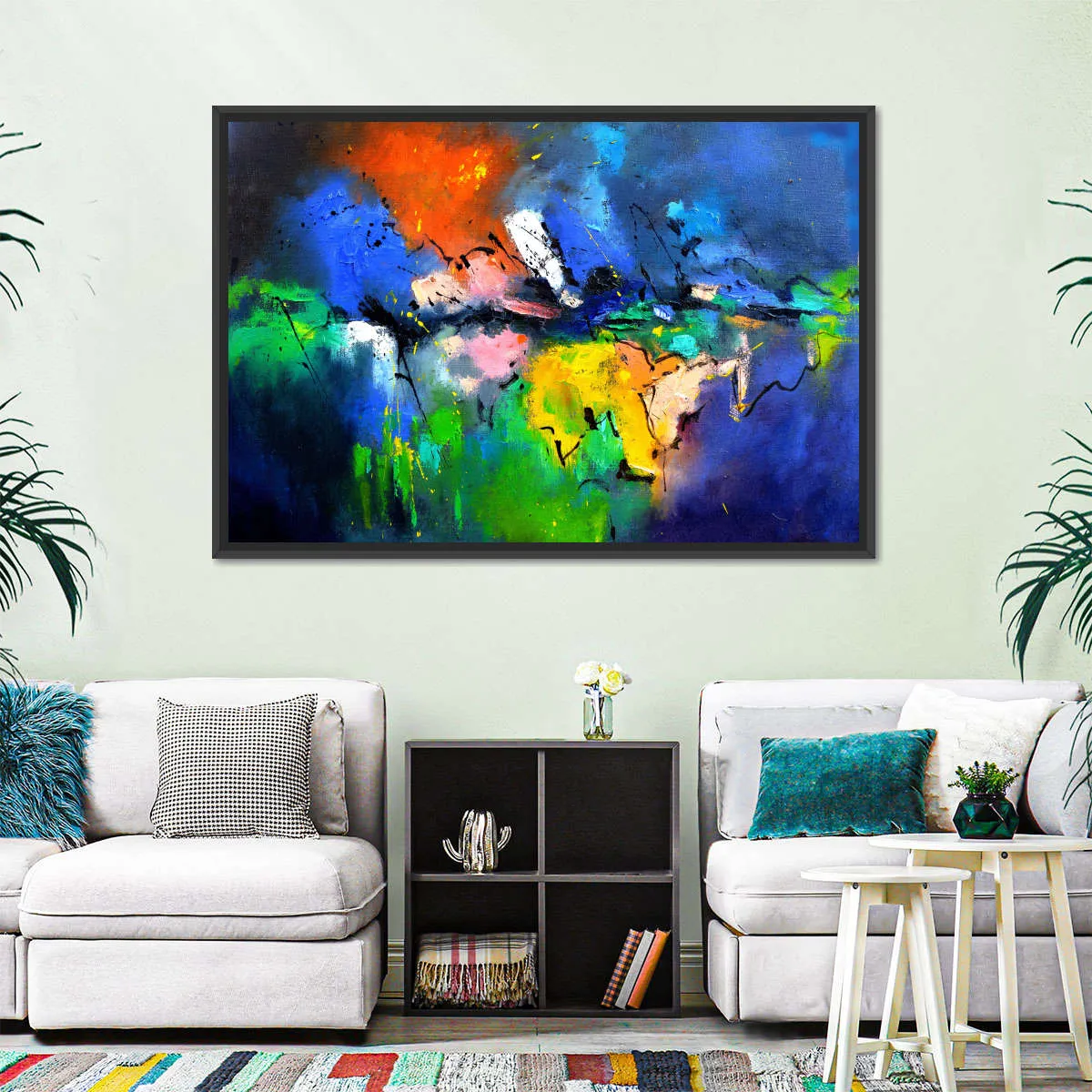 A Burst Of Colours Wall Art