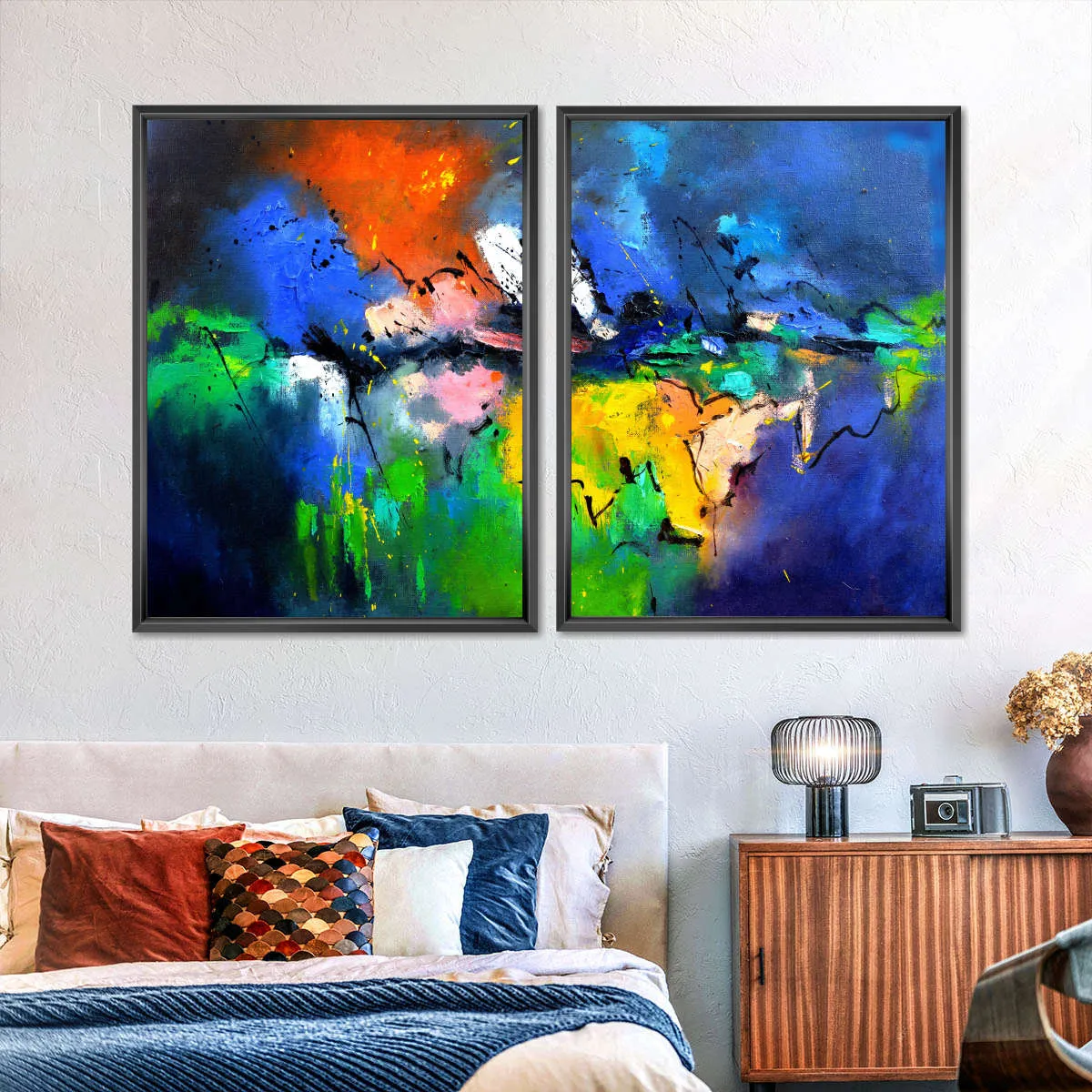 A Burst Of Colours Wall Art