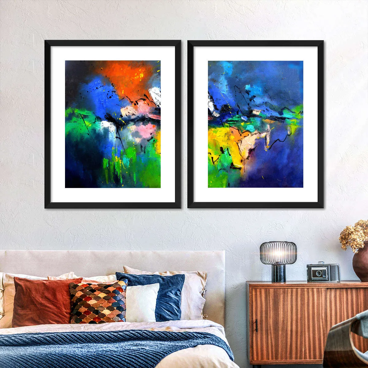 A Burst Of Colours Wall Art