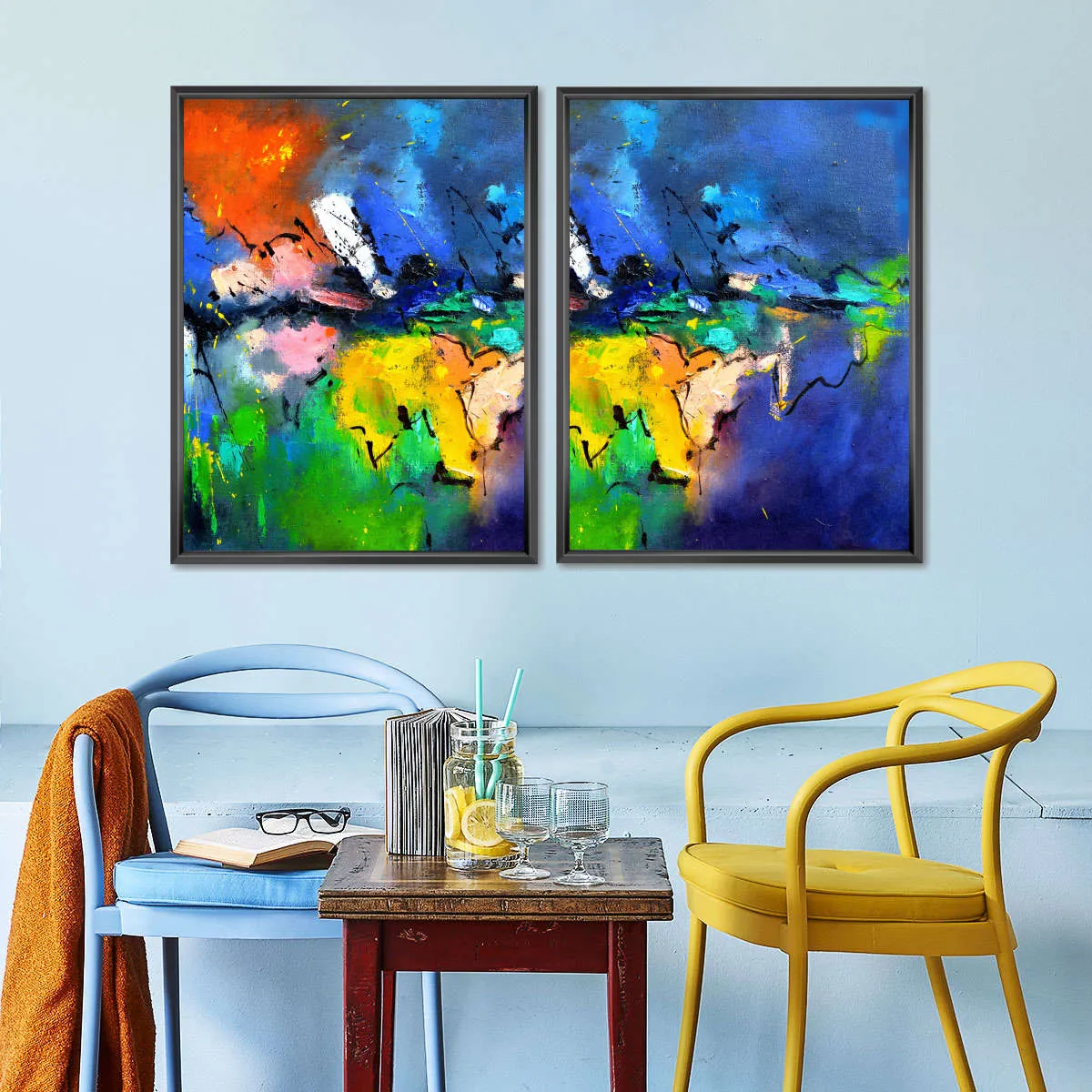 A Burst Of Colours Wall Art