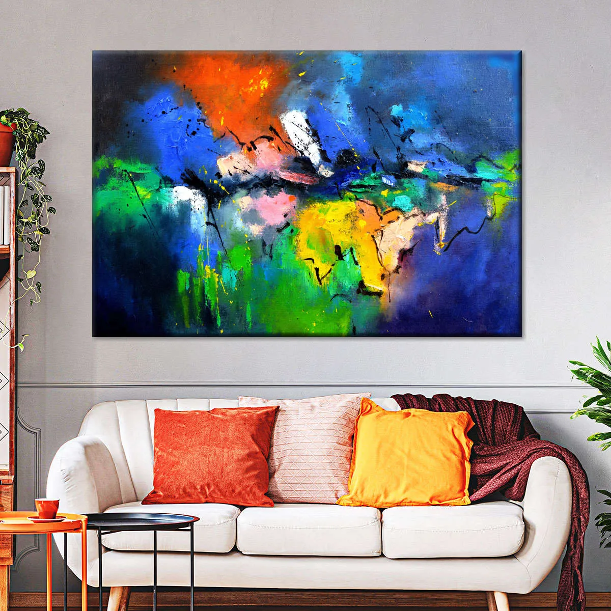 A Burst Of Colours Wall Art