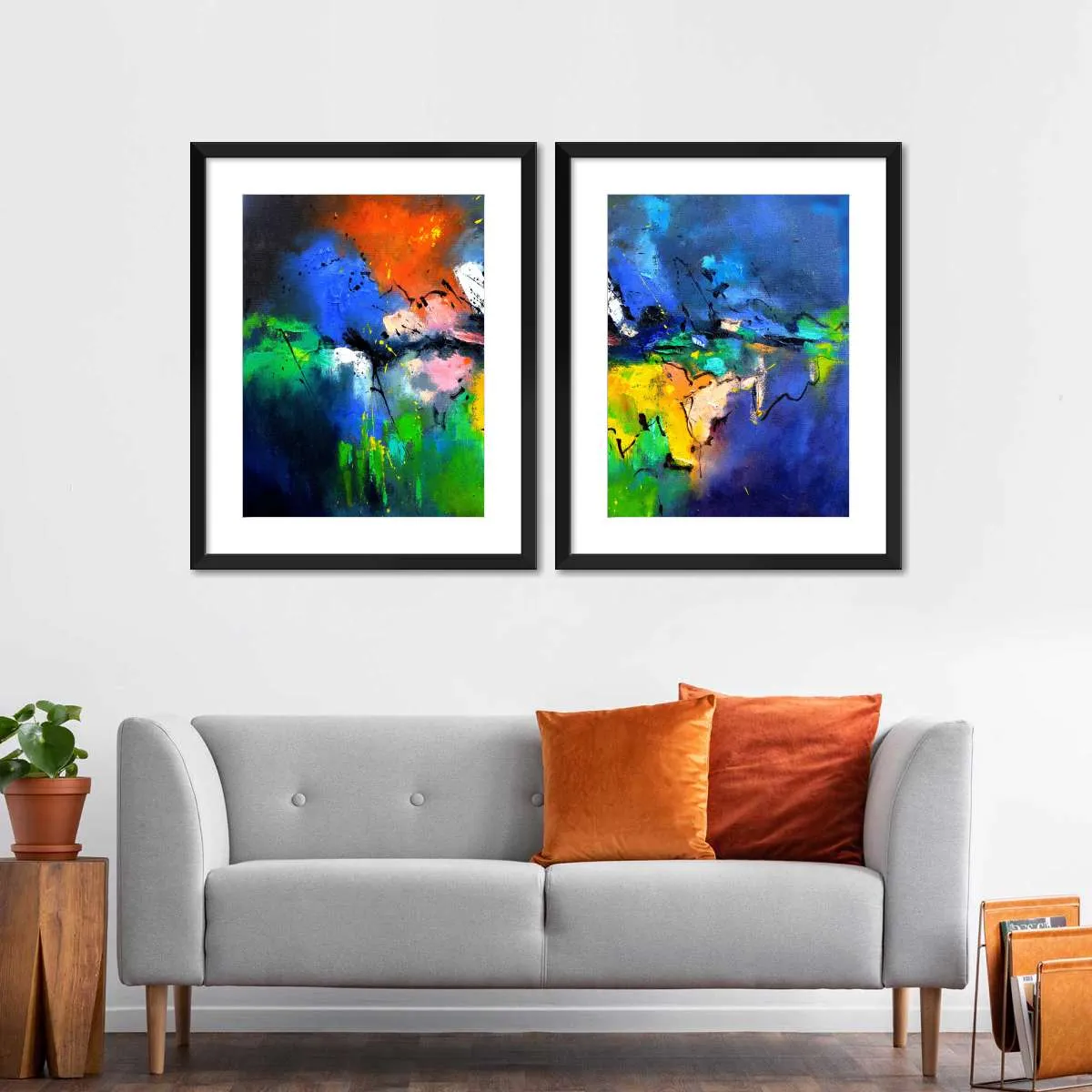 A Burst Of Colours Wall Art