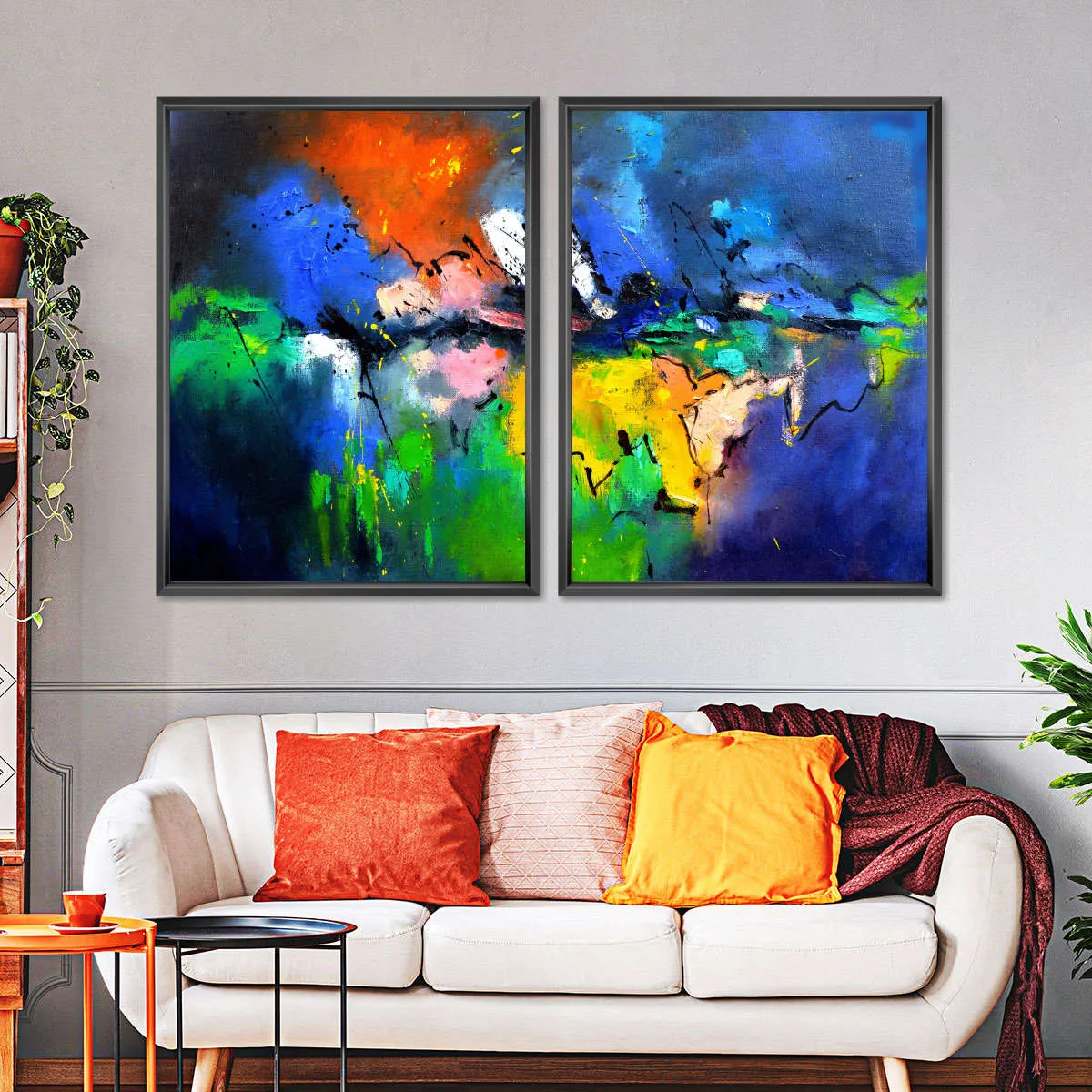 A Burst Of Colours Wall Art