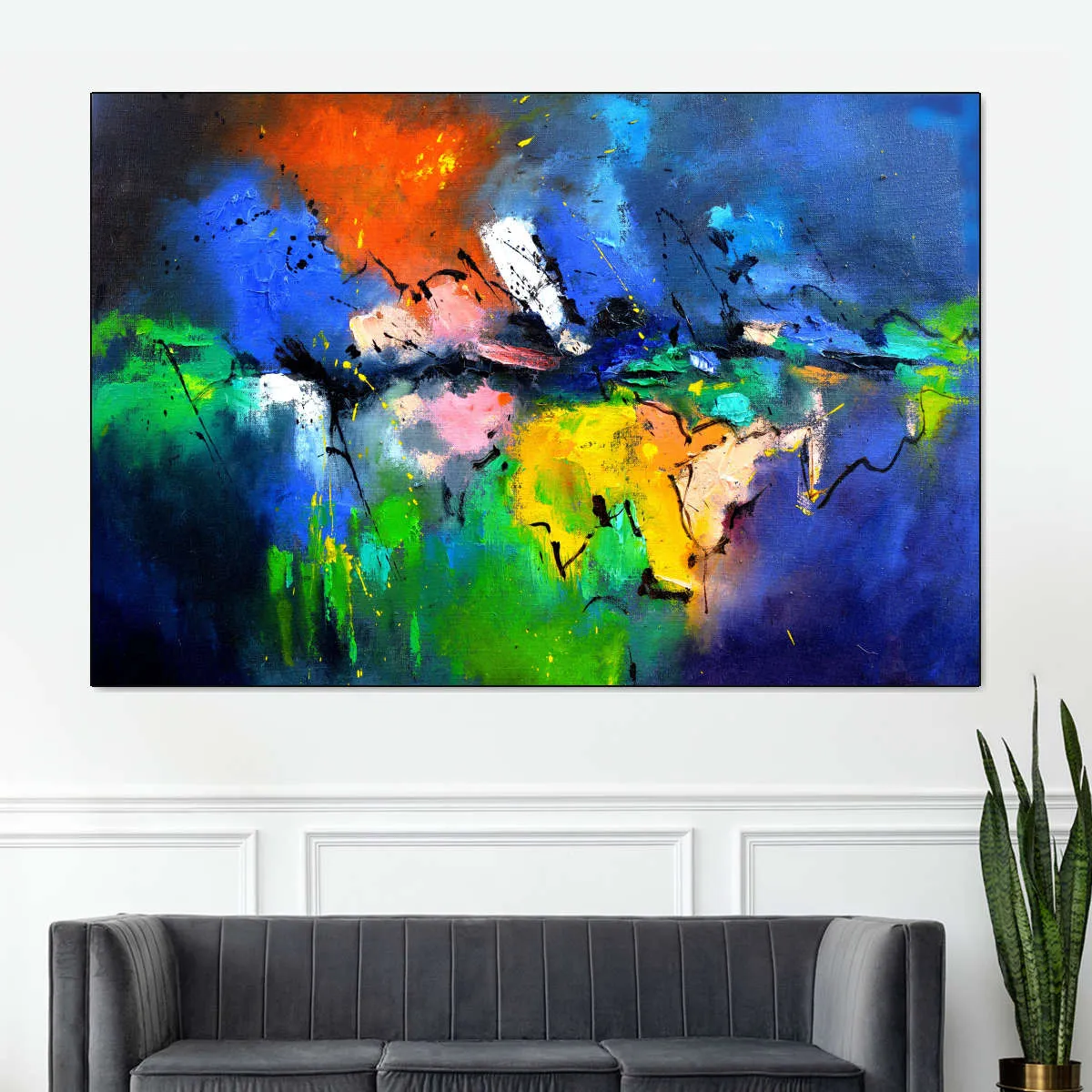 A Burst Of Colours Wall Art