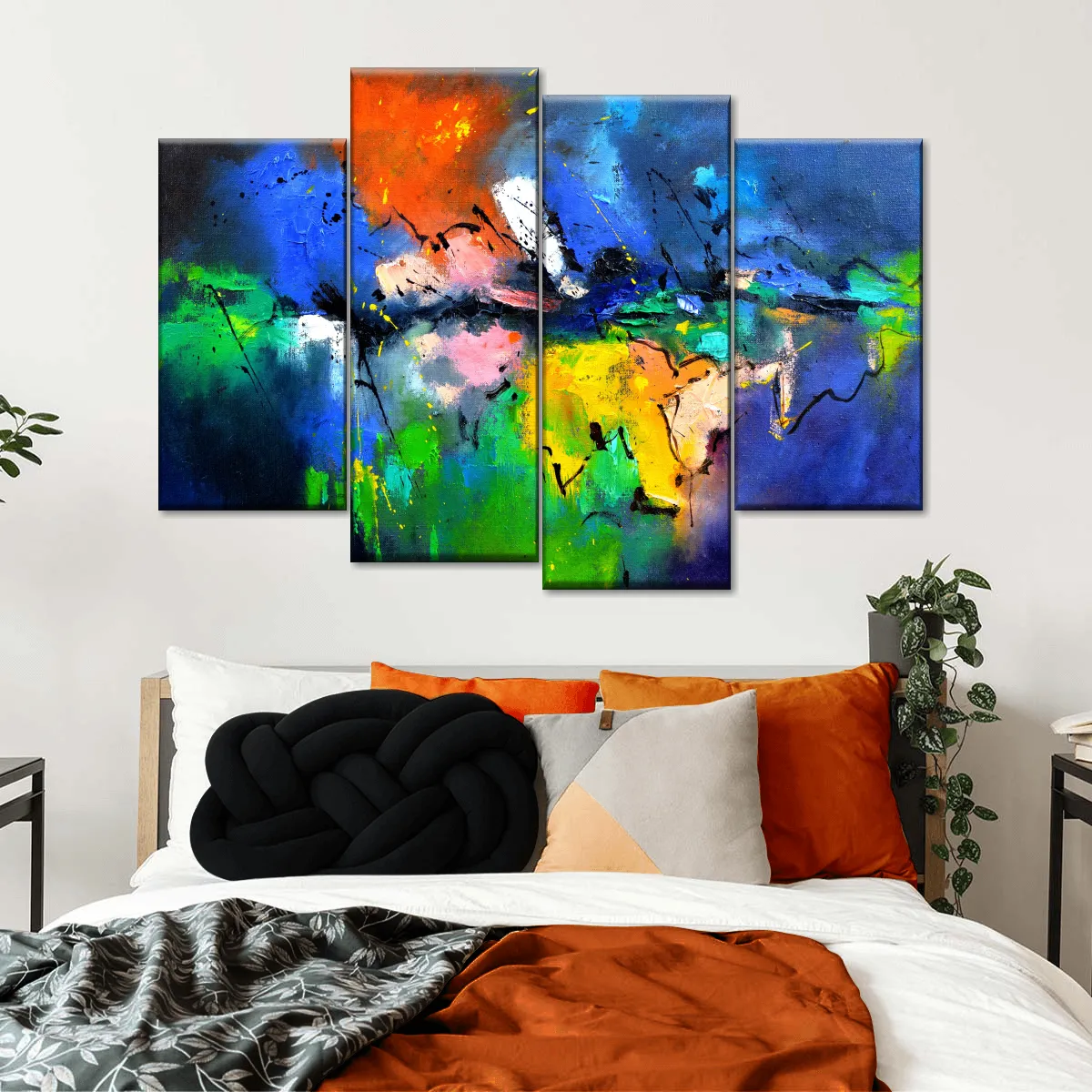 A Burst Of Colours Wall Art