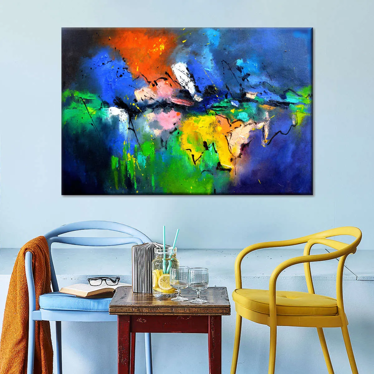 A Burst Of Colours Wall Art