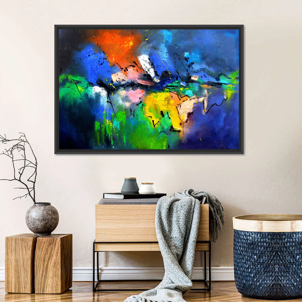 A Burst Of Colours Wall Art