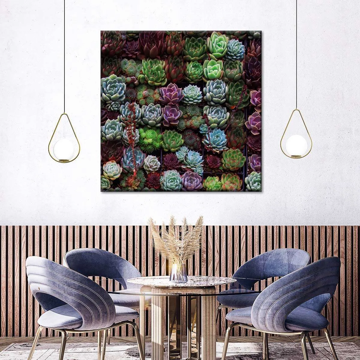 A Gathering Of Succulents Wall Art