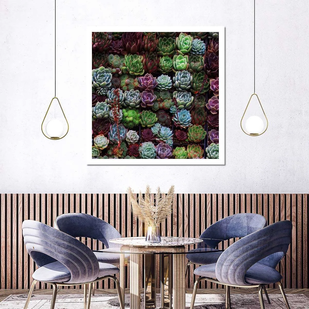 A Gathering Of Succulents Wall Art