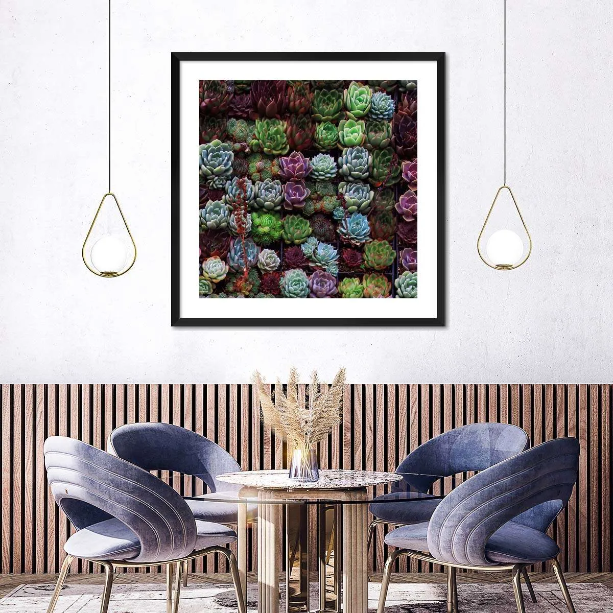 A Gathering Of Succulents Wall Art