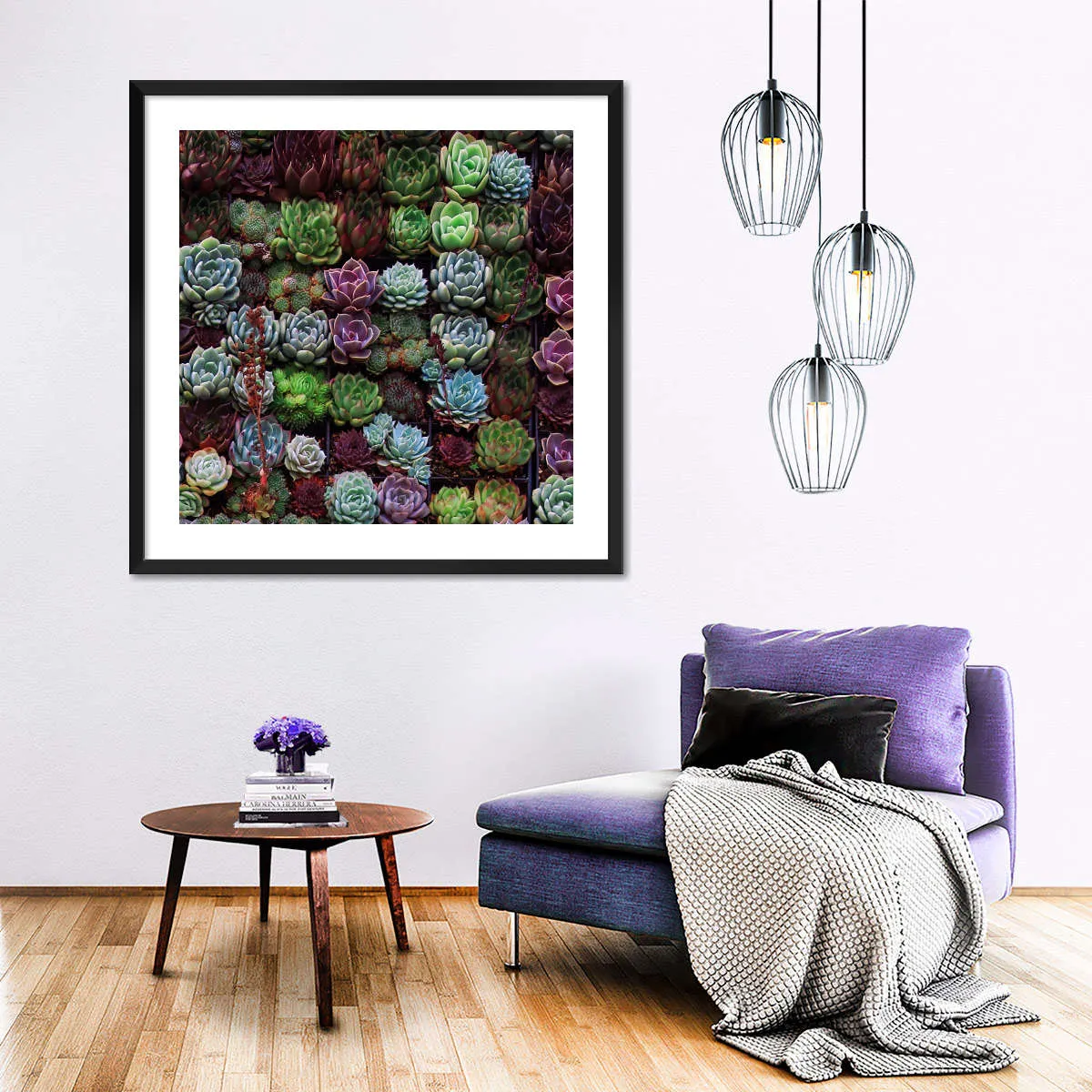 A Gathering Of Succulents Wall Art