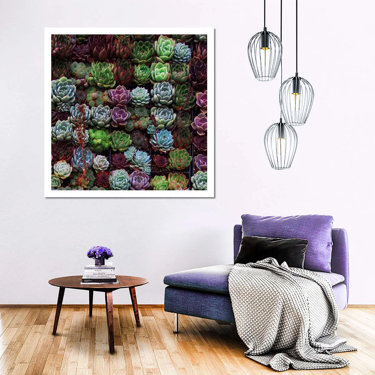 A Gathering Of Succulents Wall Art