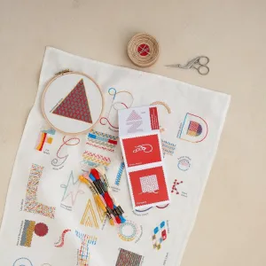 A-Z Embroidery Sampler Workshop by Stitch-School with Melanie Bowles