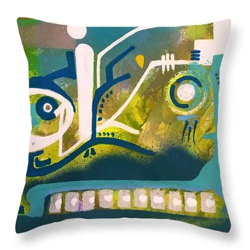 Aeqea Omw-a-OK Throw Pillow