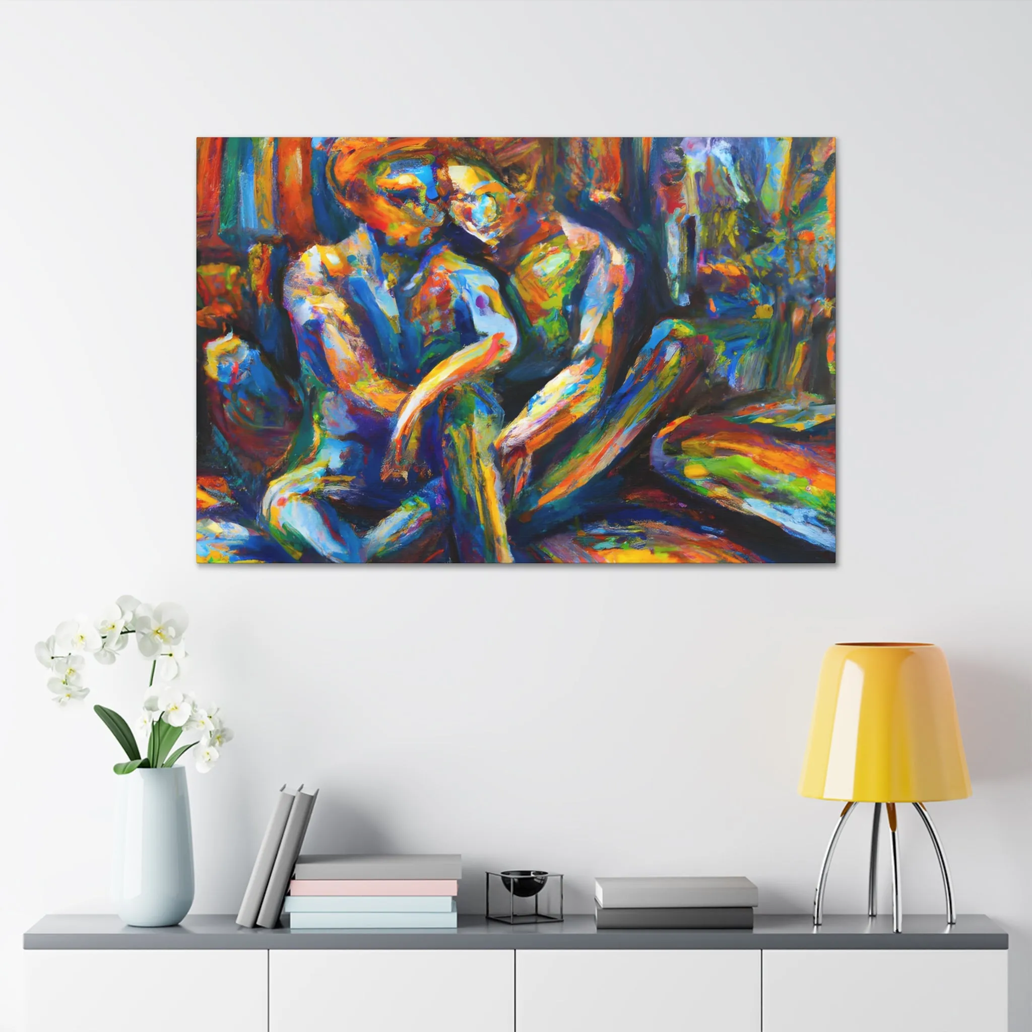 Aiden - Gay Love Canvas Art