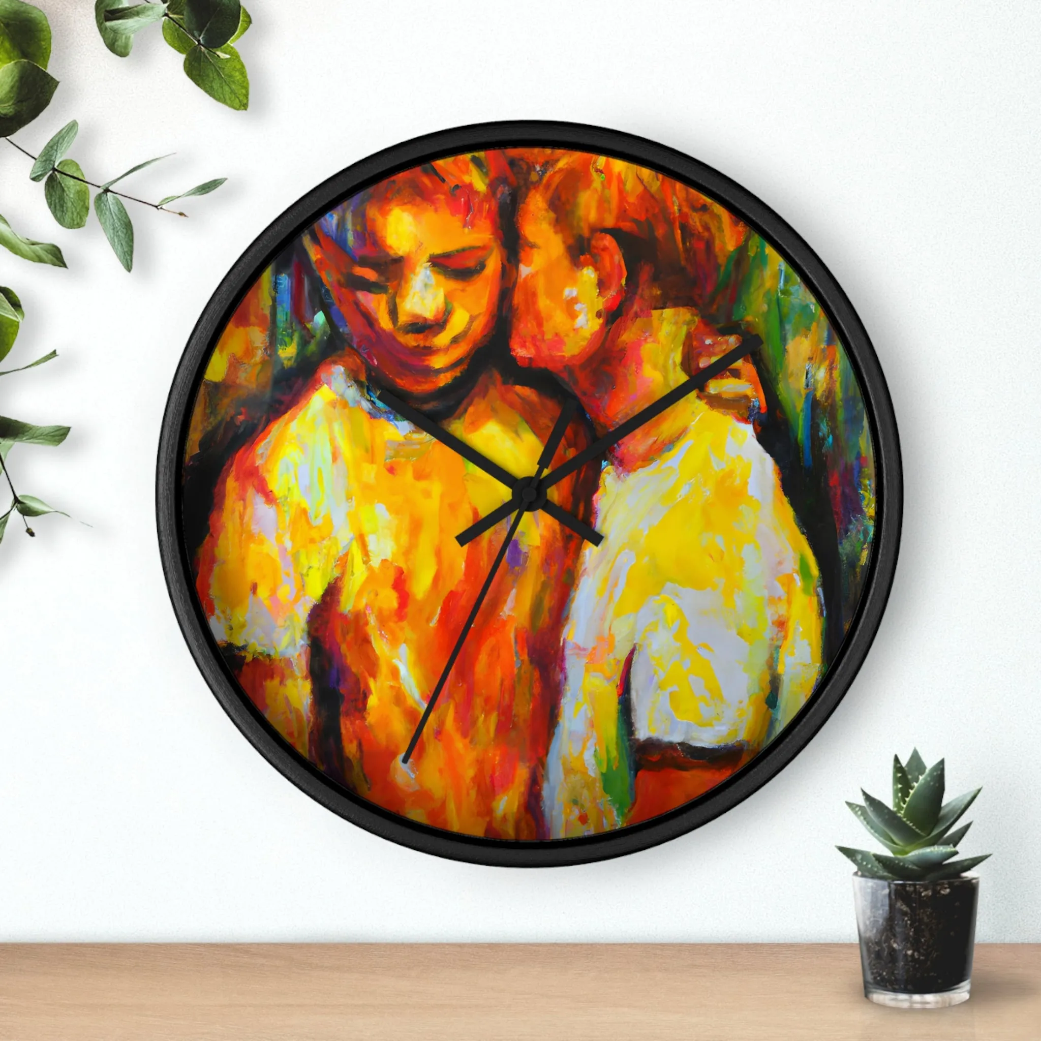 Aiden - Gay Love Wall Clock