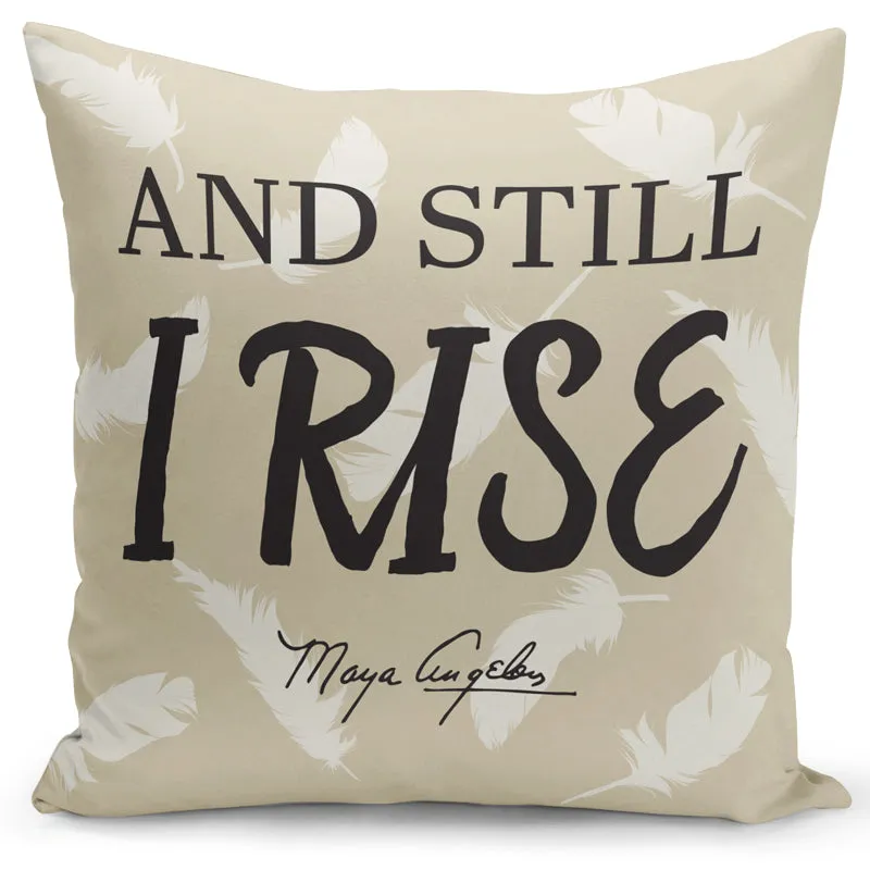 And Still I Rise Pillow Cover