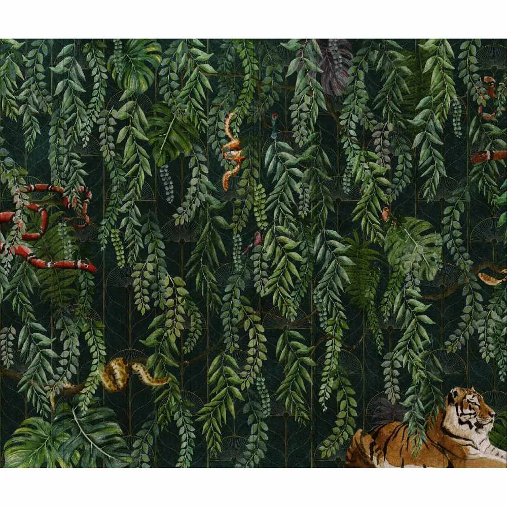 Art Deco Jungle Wallpaper - UON - NLXL