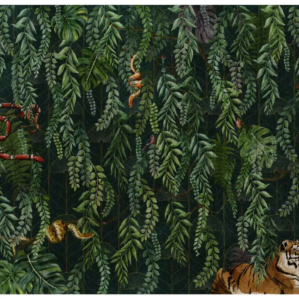 Art Deco Jungle Wallpaper - UON - NLXL