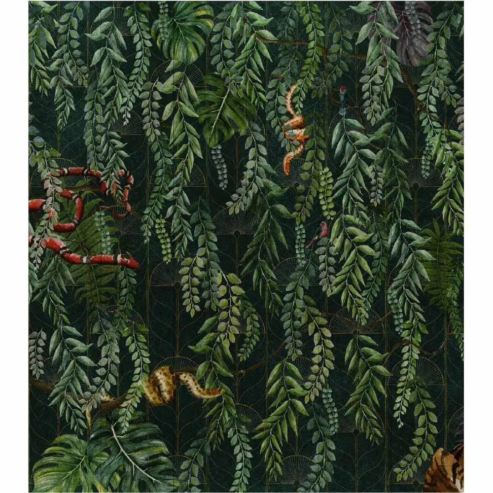 Art Deco Jungle Wallpaper - UON - NLXL