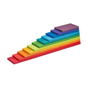 Authentic Wooden Building Boards Rainbow