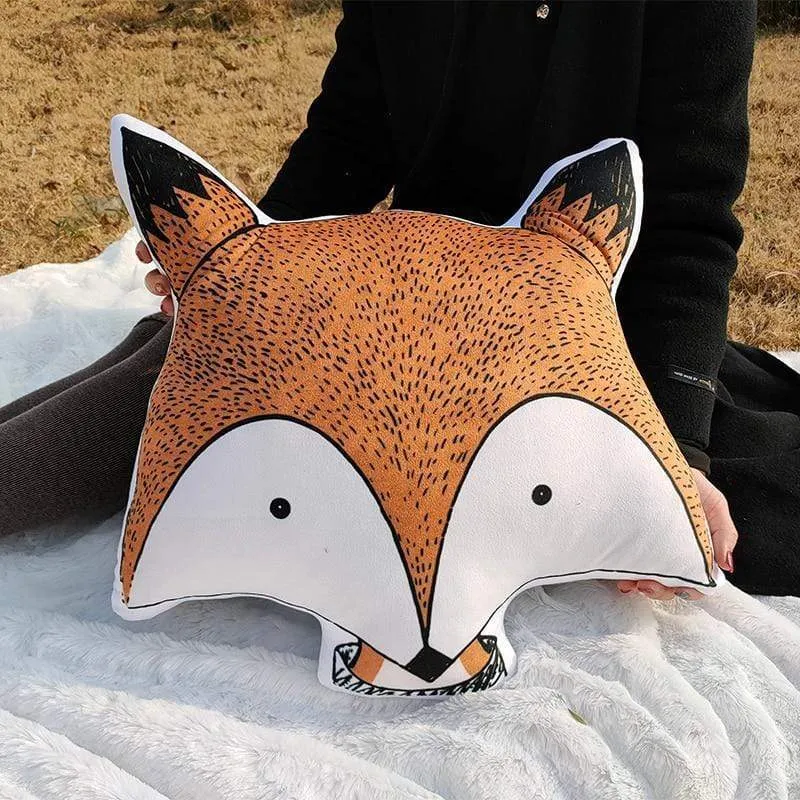 Baby Elephant Fox Deer Bear Giraffe Rabbit Soft Stuffed Plush Toys Pillows Animal Plush Toy Cartoon Pillow Cushion For Kids Gift