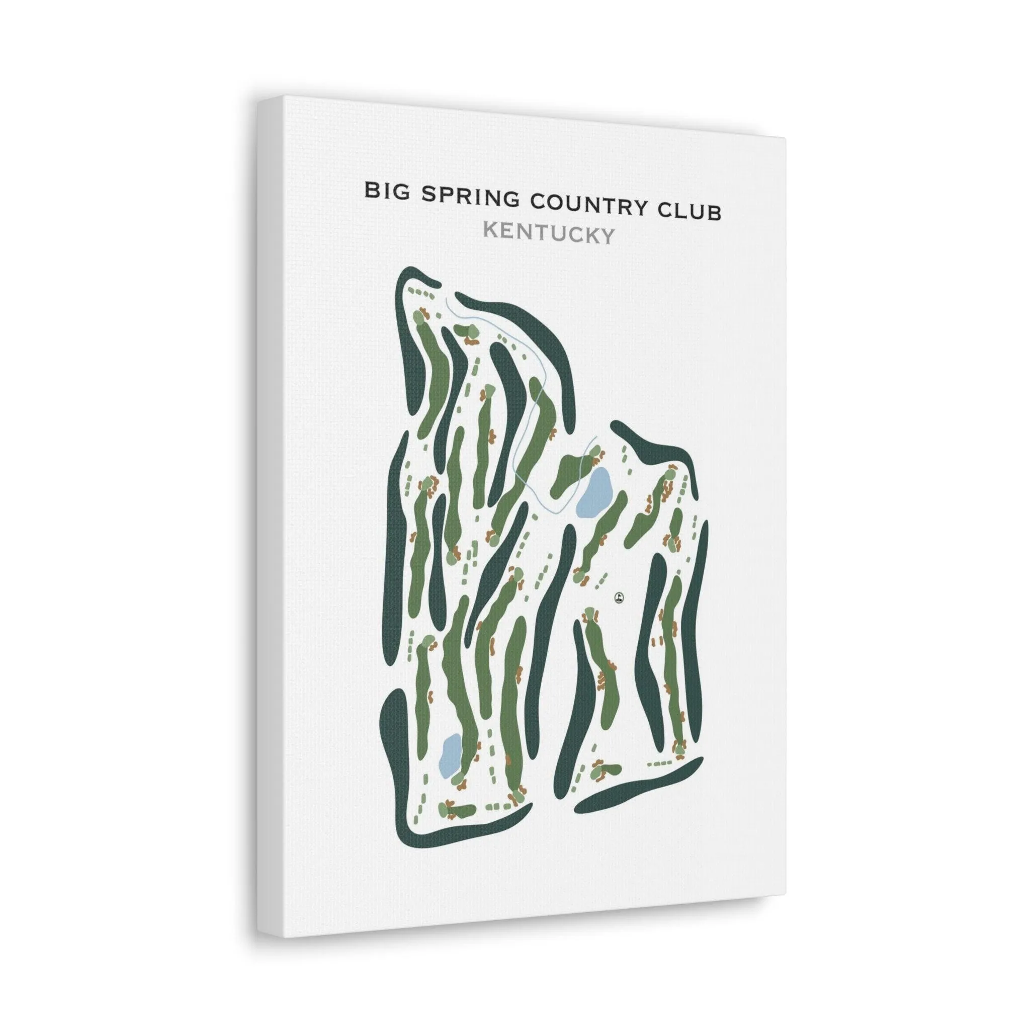 Big Spring Country Club, Kentucky - Printed Golf Course