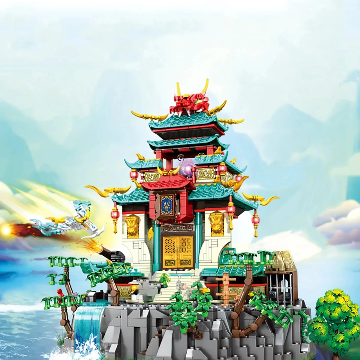 Build And Customize Your Own Dragon Palace With Our Building Set