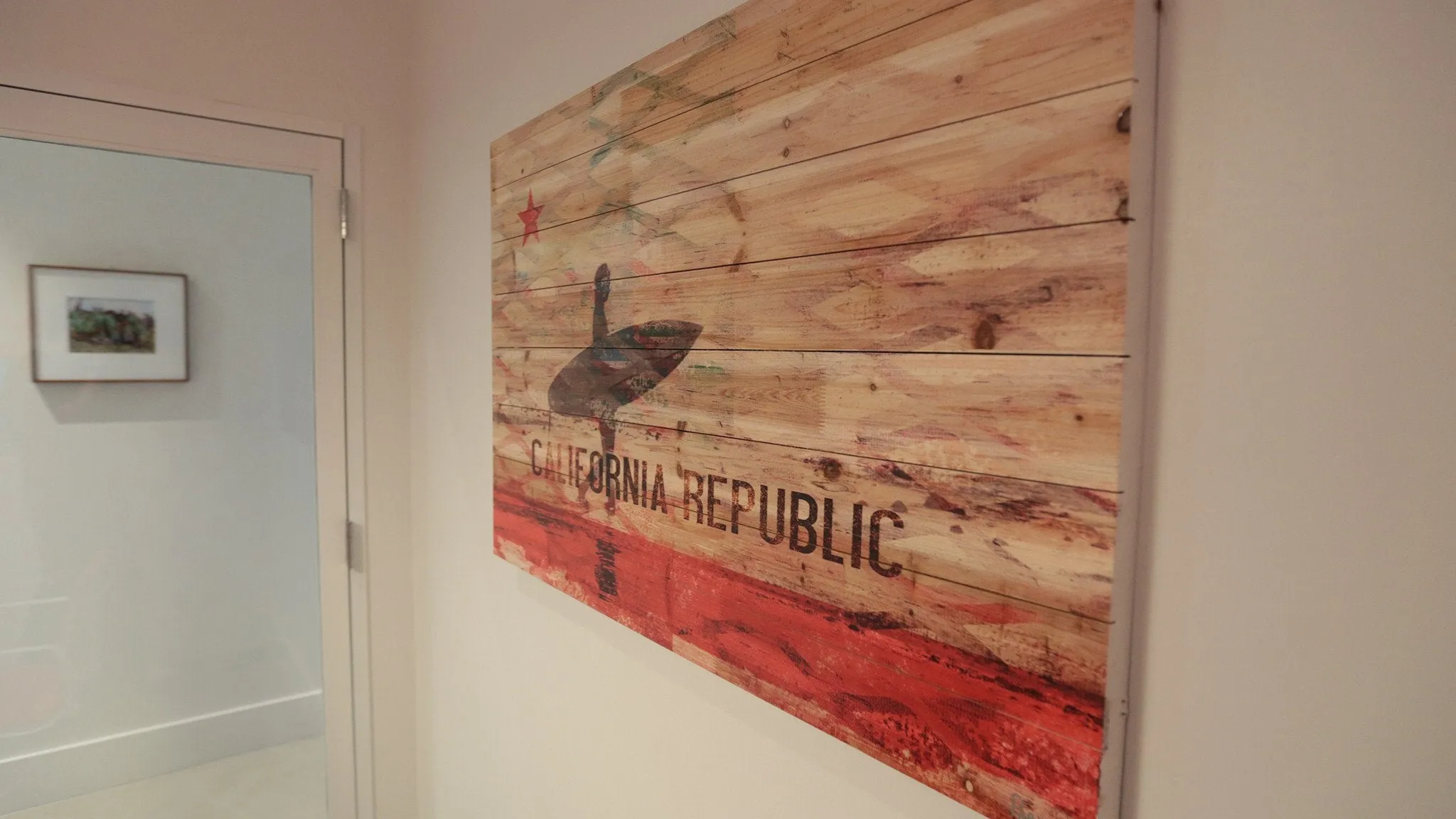 California Republic Wood Art