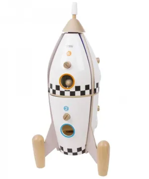 Classic World Large Wooden Rocket (Direct Shipping)